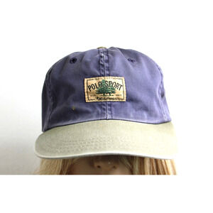 Vintage 90's Polo Sport Ralph Lauren Trees Hat Sportsman USA As Is O/S
